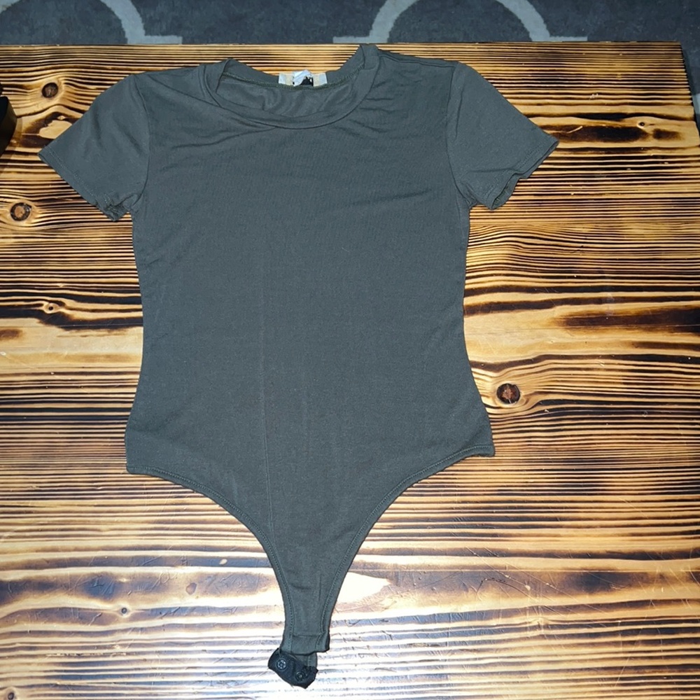 green bodysuit